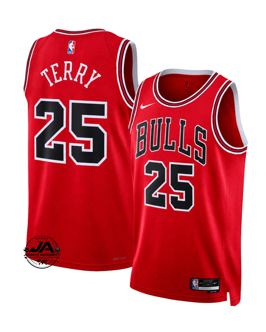 Dalen Terry Chicago Bulls Icon Edition Jersey - Red
