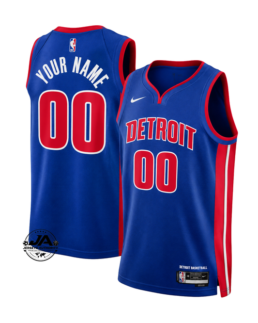 Detroit Pistons Icon Edition Jersey - Blue