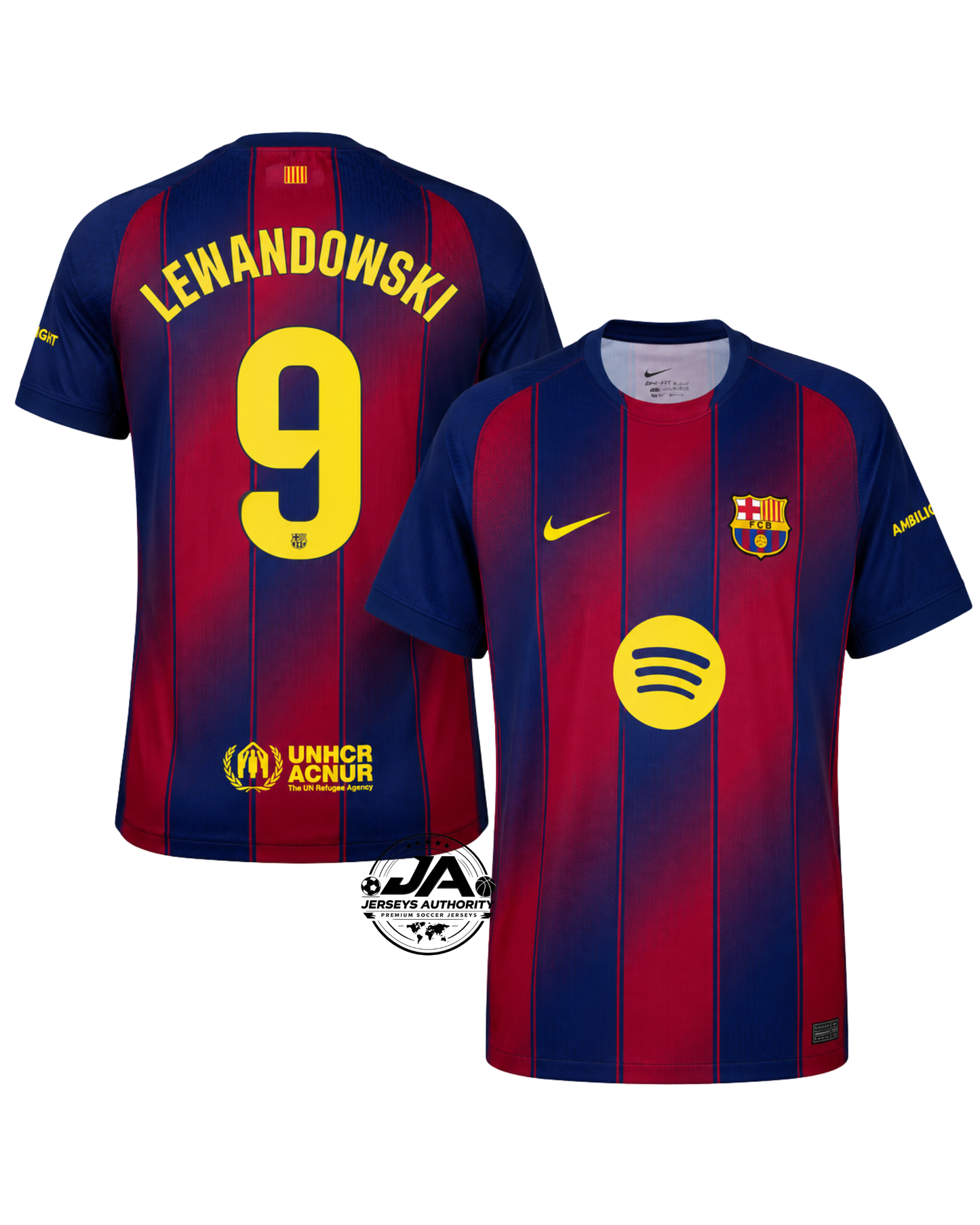 Barcelona Home Lewandowski 9 Home Fan Jersey 2025/26