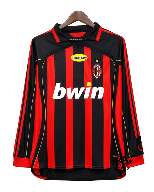 AC Milan 06/07 I Home Jersey - Long Sleeve Retro Version