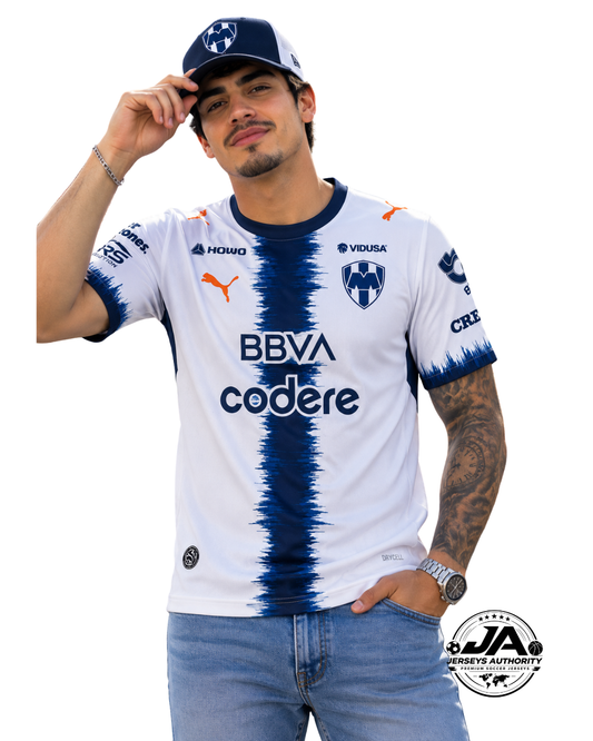 26/27 Monterrey Away White Jersey - Fan Version