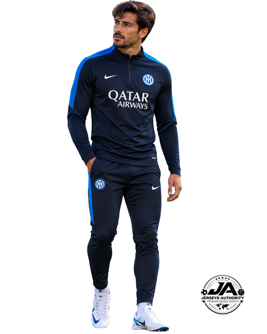 2026/27 Inter Milan Navy Blue Training Set – Long Sleeve