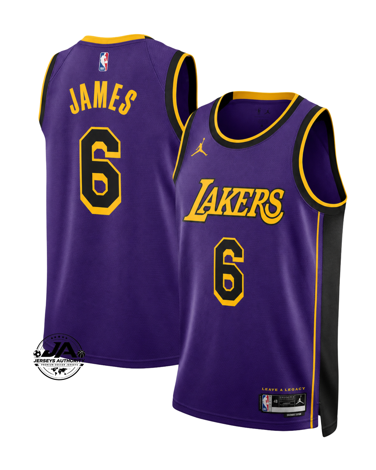 LeBron James Los Angeles Lakers Statement Edition Jersey - Purple
