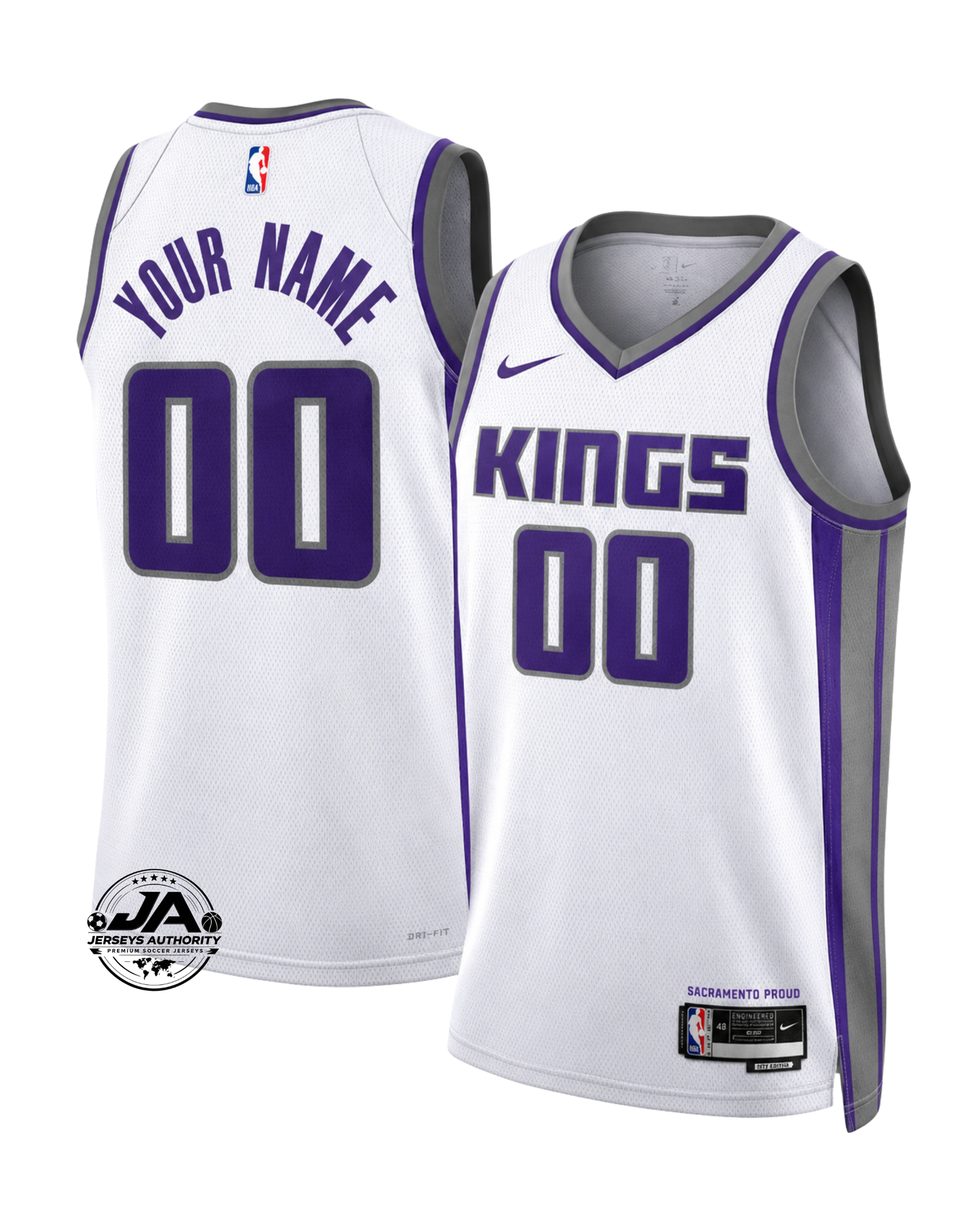 Sacramento Kings Association Edition Jersey - White