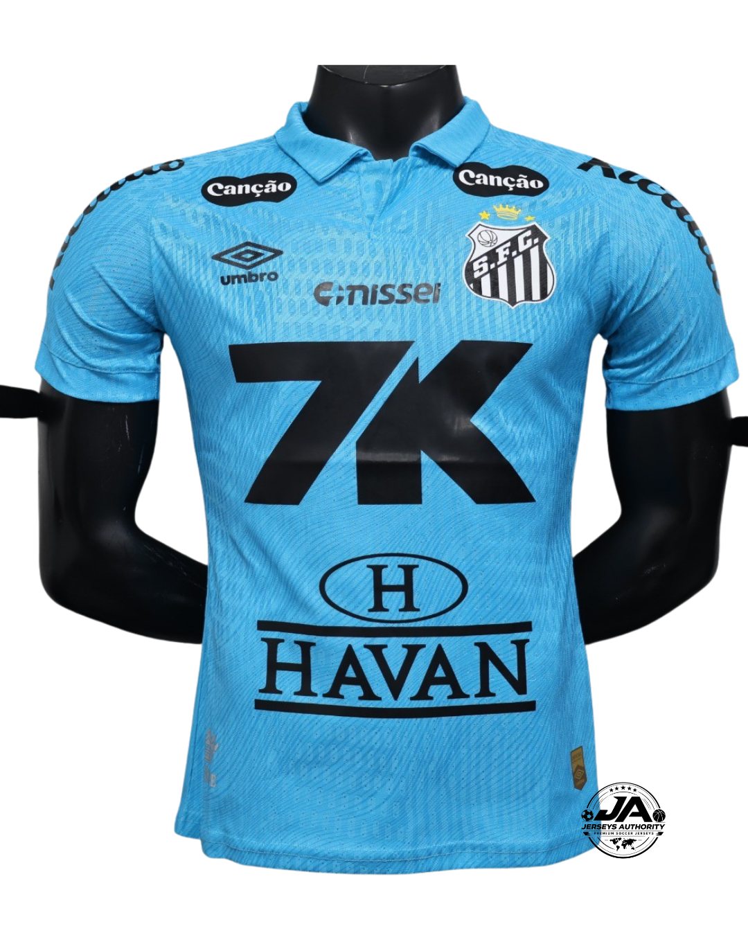 Santos 2025/26 Third Player Jersey with Full Sponsors - Slim Fit