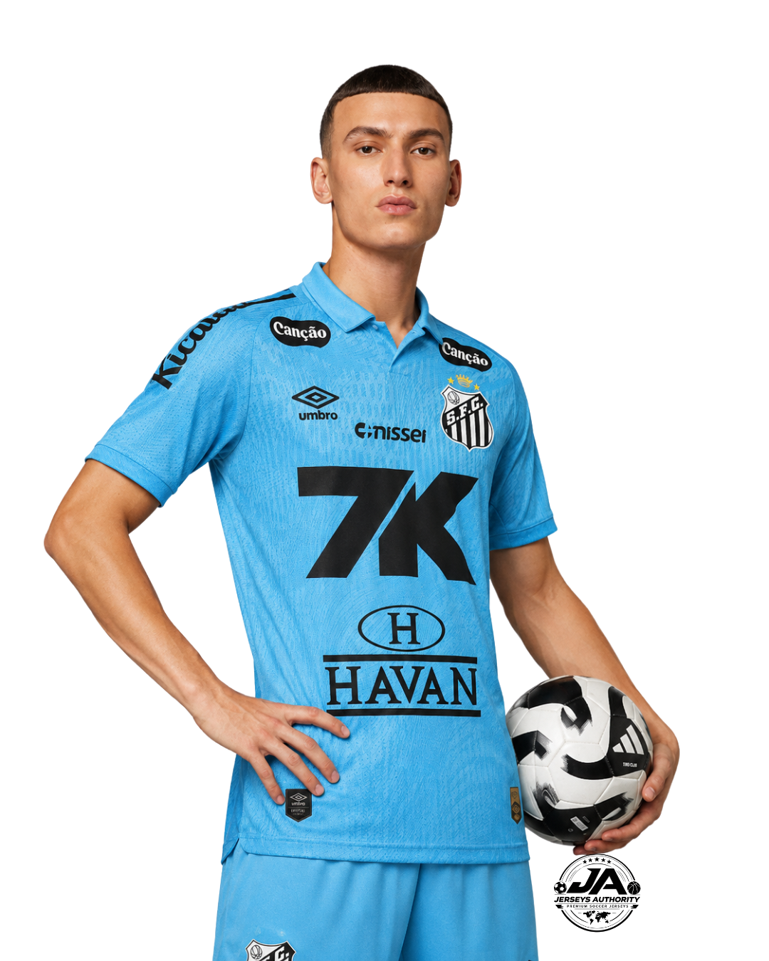 Santos 2025/26 Third Player Jersey with Full Sponsors - Slim Fit