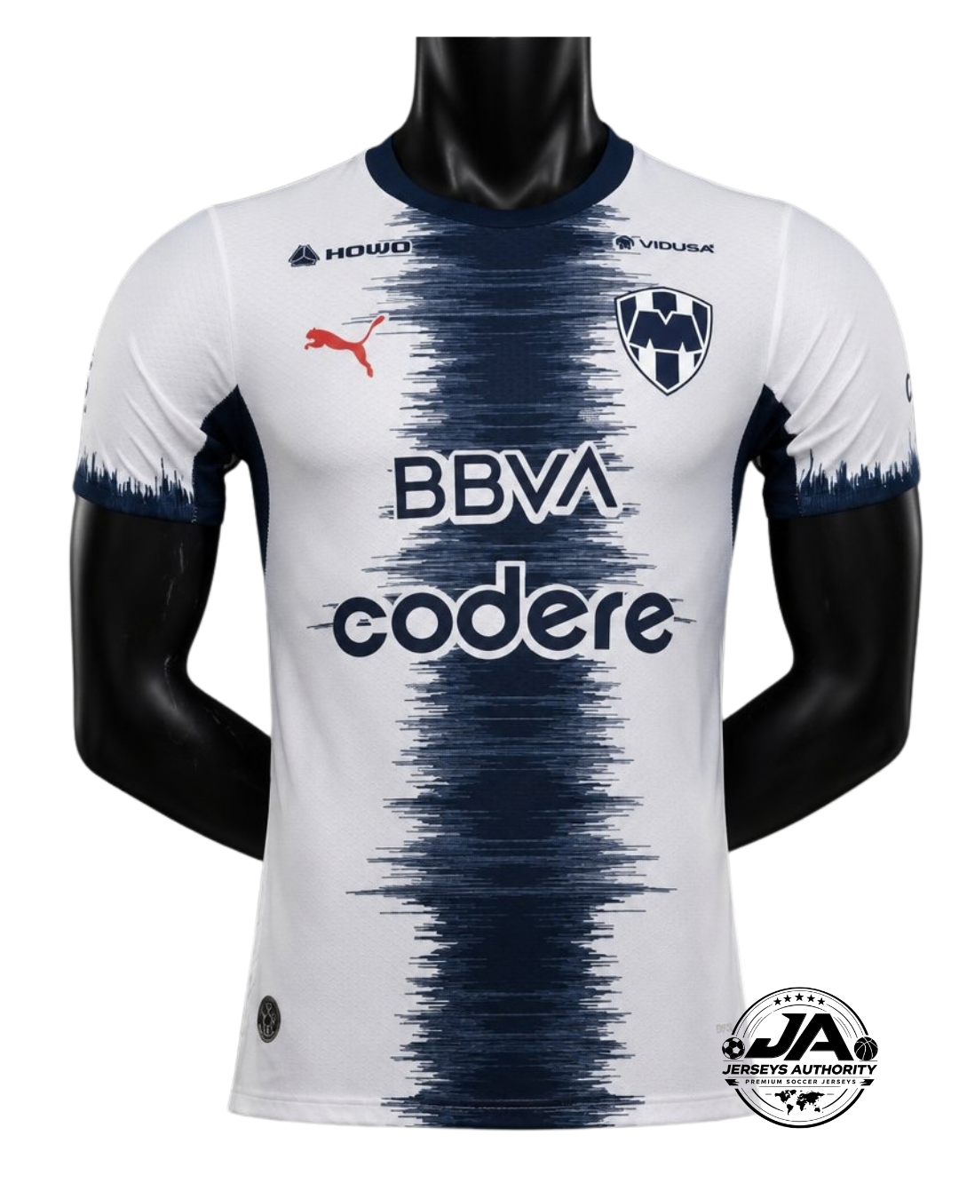 26/27 Monterrey Away White Navy  Player Jersey - Slim Fit
