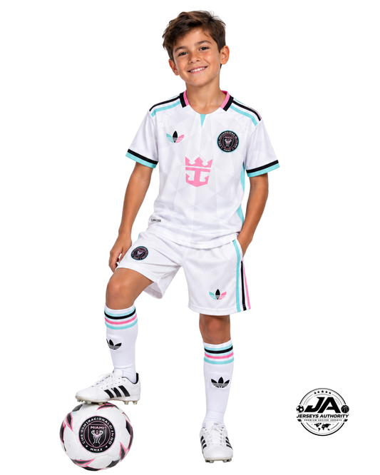 2026 Kids Kits Inter Miami Third White Jersey
