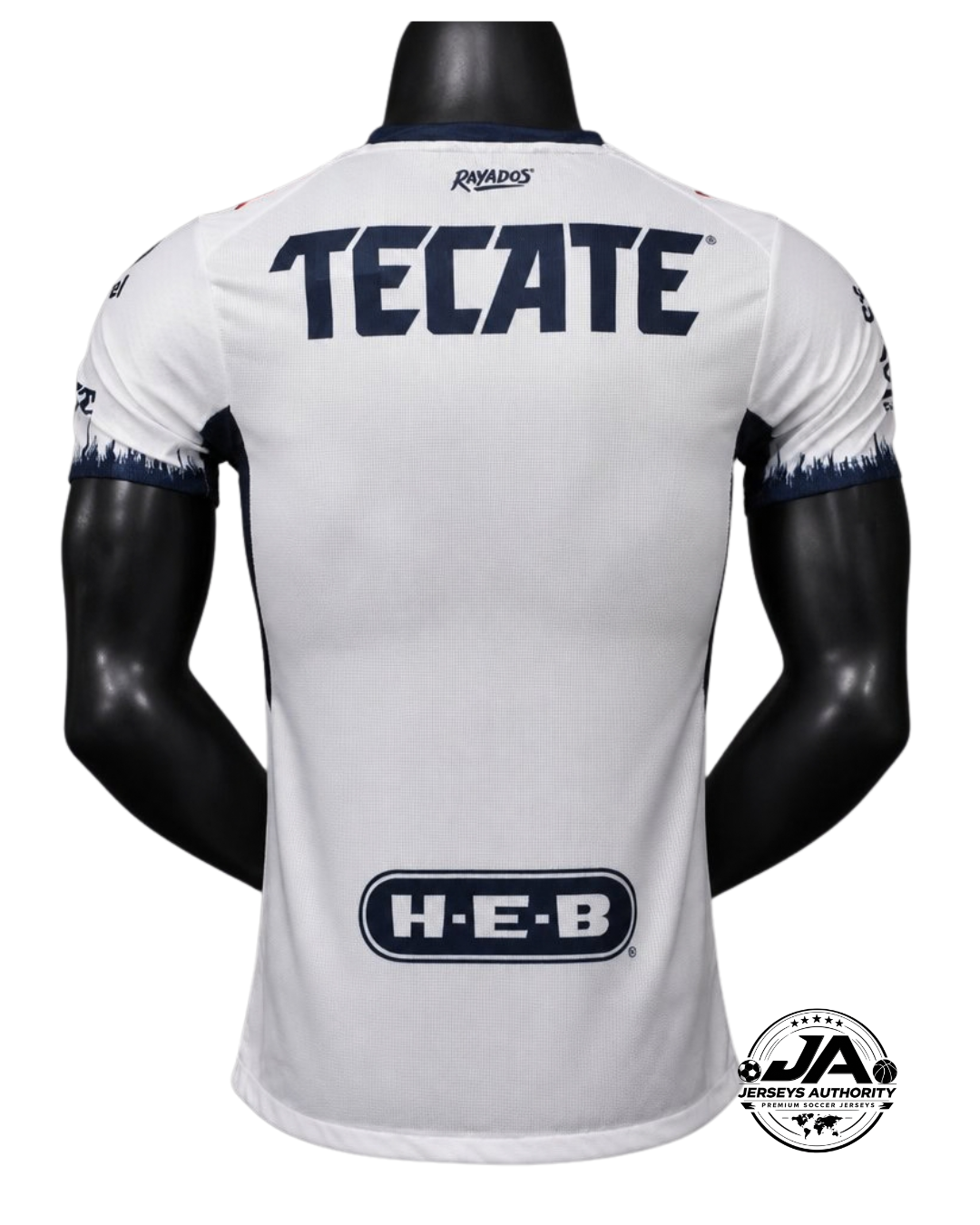 26/27 Monterrey Away White Navy  Player Jersey - Slim Fit