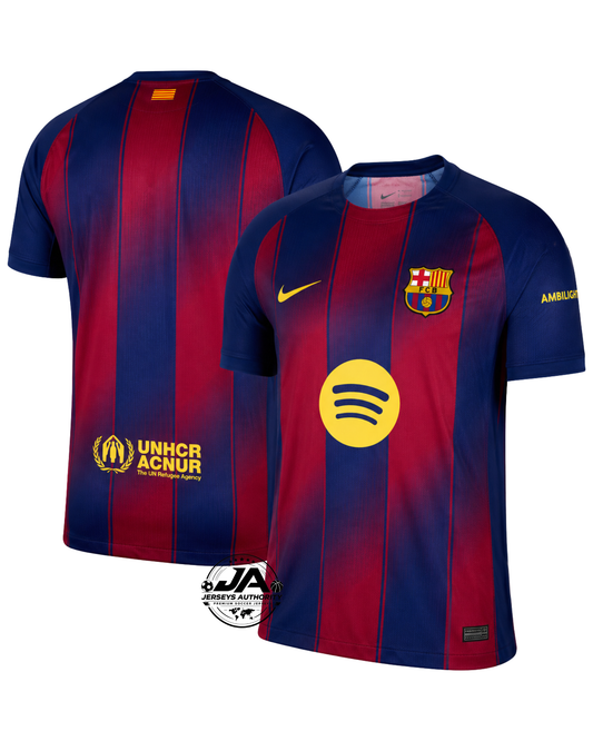 Barcelona 2025/26 Home Jogador Authentic Player [Slim Fit] Player [Slim Fit] Player [Slim Fit] Jersey with Patch - Player - Slim Fit