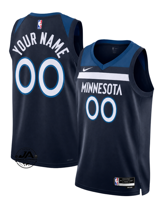Minnesota Timberwolves Icon Edition Jersey - Navy