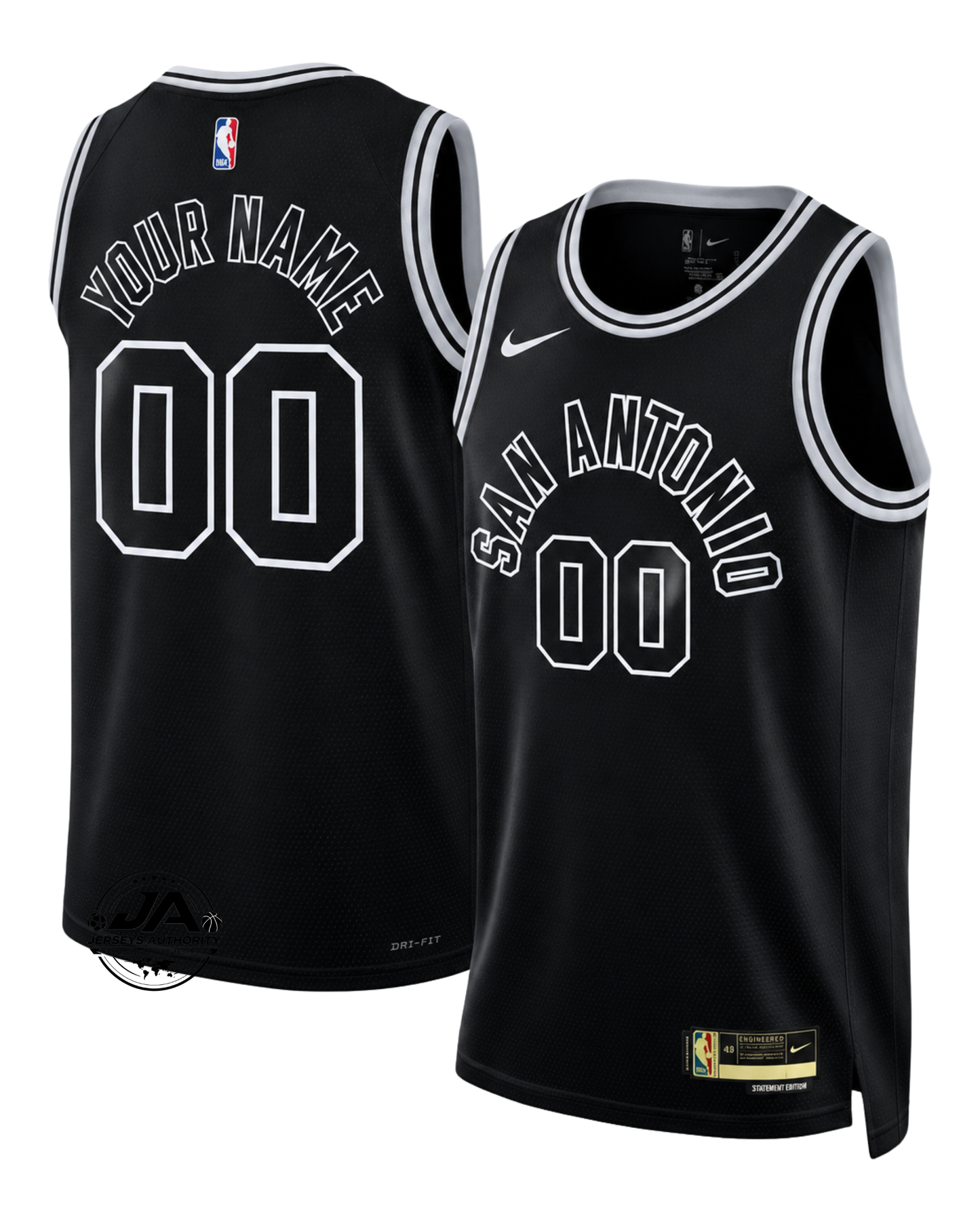 San Antonio Spurs Classic Edition Jersey - Black