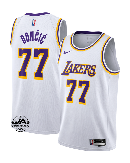 Luka Dončić Los Angeles Lakers Association Edition Jersey - White