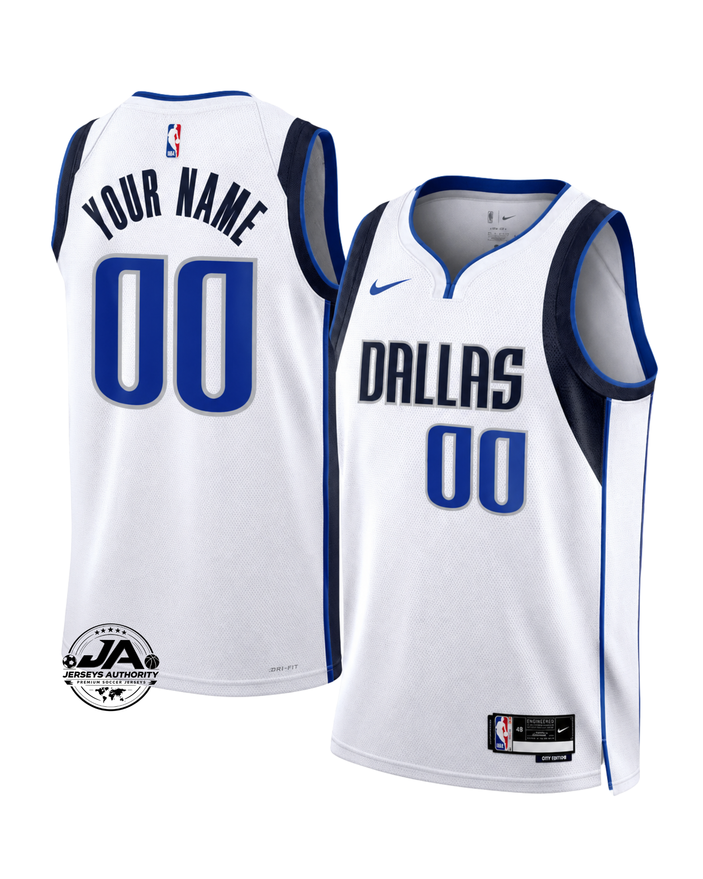 Dallas Mavericks Association Edition Jersey - White