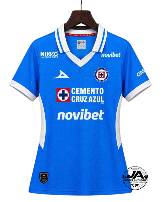 26/27 Women Cruz Azul Home Blue Jersey