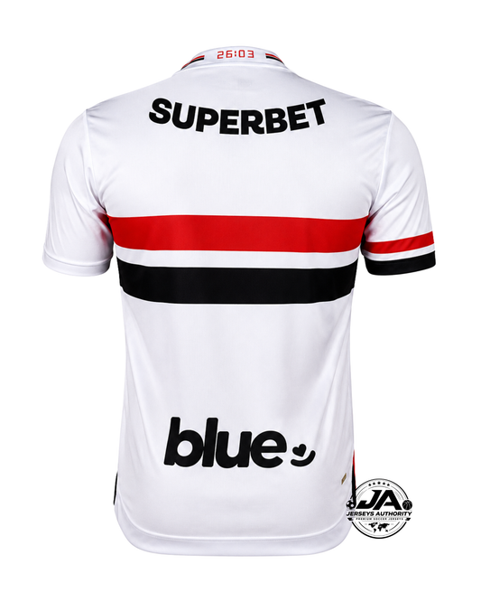 Camisa São Paulo I 2025/26 New Balance Jogador [Slim Fit] - Torcedor