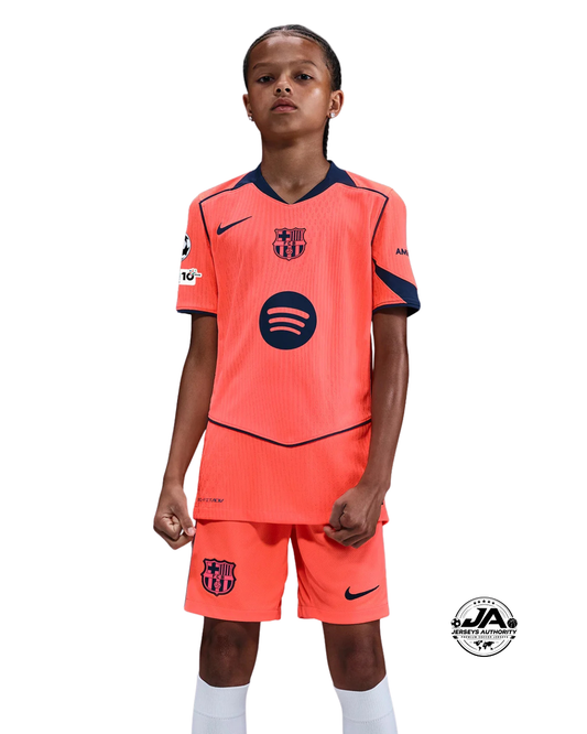 Kids Kit Barcelona III 2025/26 Third Jersey
