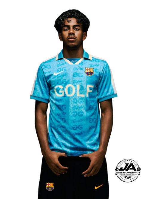 26/27 Barcelona x Golf Wang El Clasico Light Blue Jersey - Fan Version