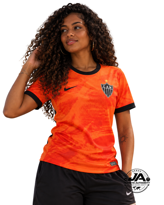 2026 Women Atletico Mineiro Third Orange Jersey