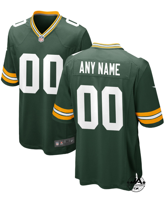 Green Bay Packers - Camiseta de juego de la NFL personalizada - Verde