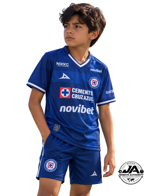 26/27 Kids Cruz Azul Third Navy Blue Jersey