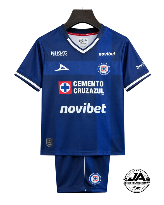 26/27 Kids Cruz Azul Third Navy Blue Jersey