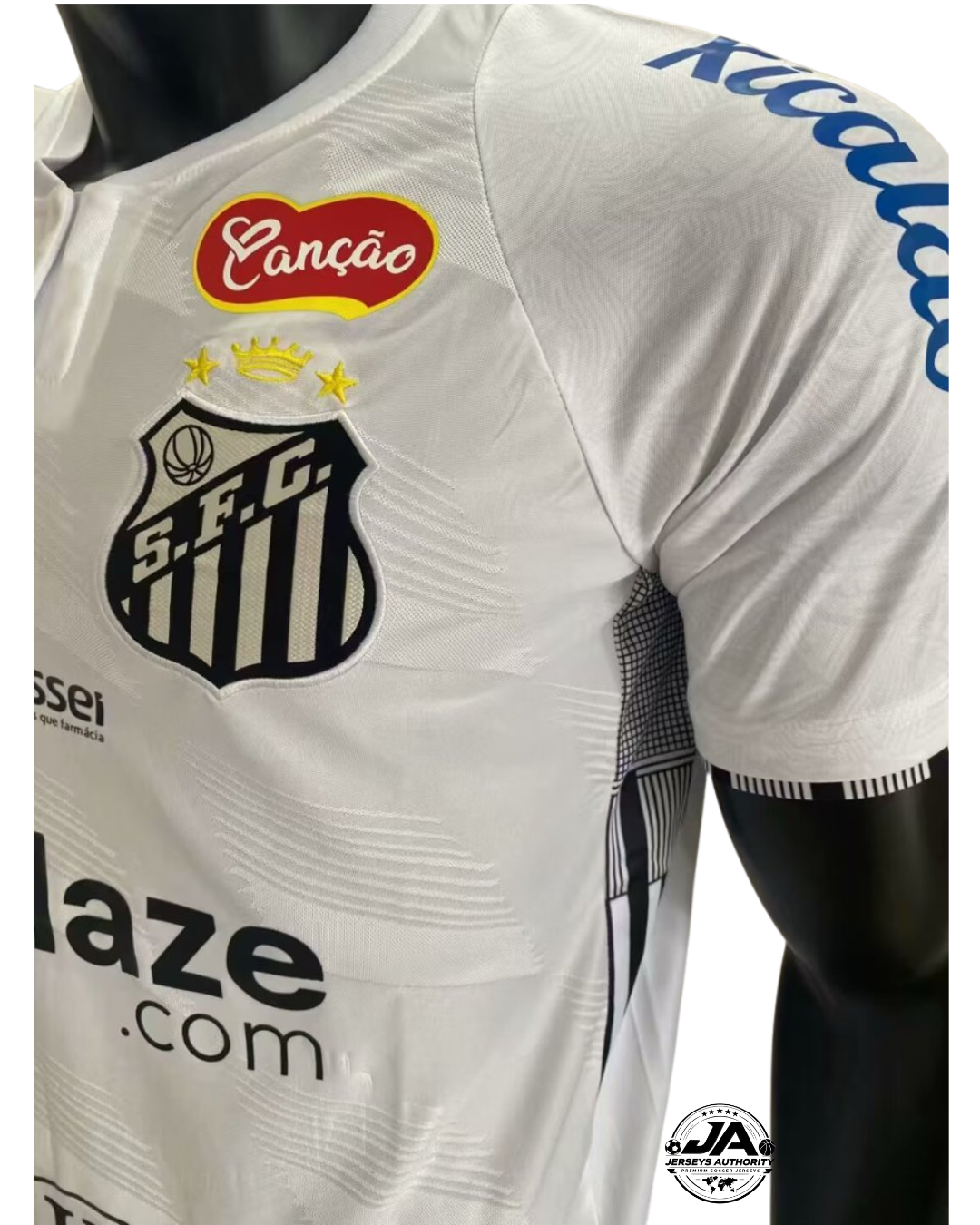 Santos 2024/25 Home Umbro Player Jersey with Full Sponsors - Slim Fit