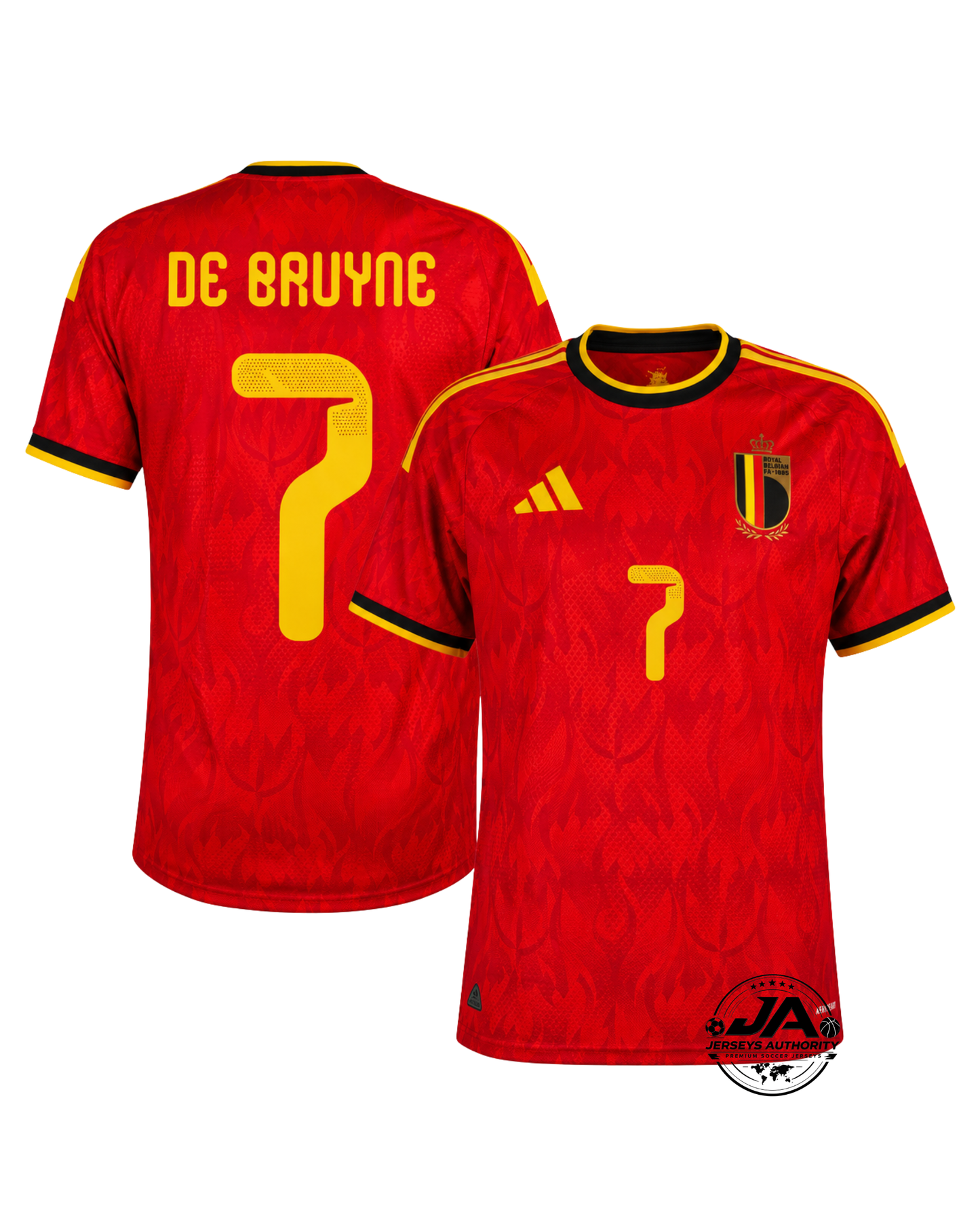Belgium De Bruyne 7 Home Fan Jersey Shirt 2026 World Cup