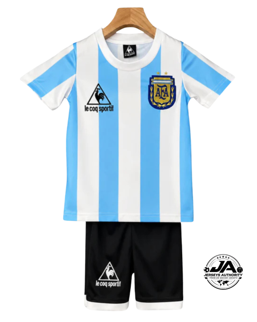 Kit Retro Niños Argentina 1986 Local - Le Coq Sportif