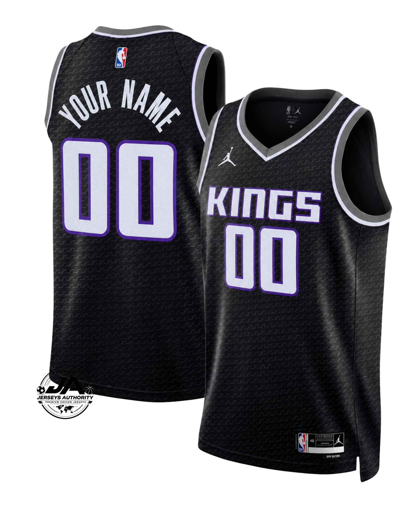 Sacramento Kings Statement Edition Jersey - Black