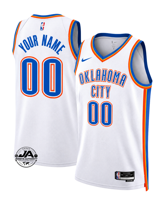 Oklahoma City Thunder Association Edition Jersey - White