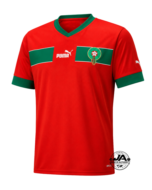 Morocco 22/23 Home Jersey - Fan Version