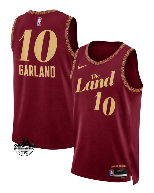Darius Garland Cleveland Cavaliers City Edition Jersey - Wine