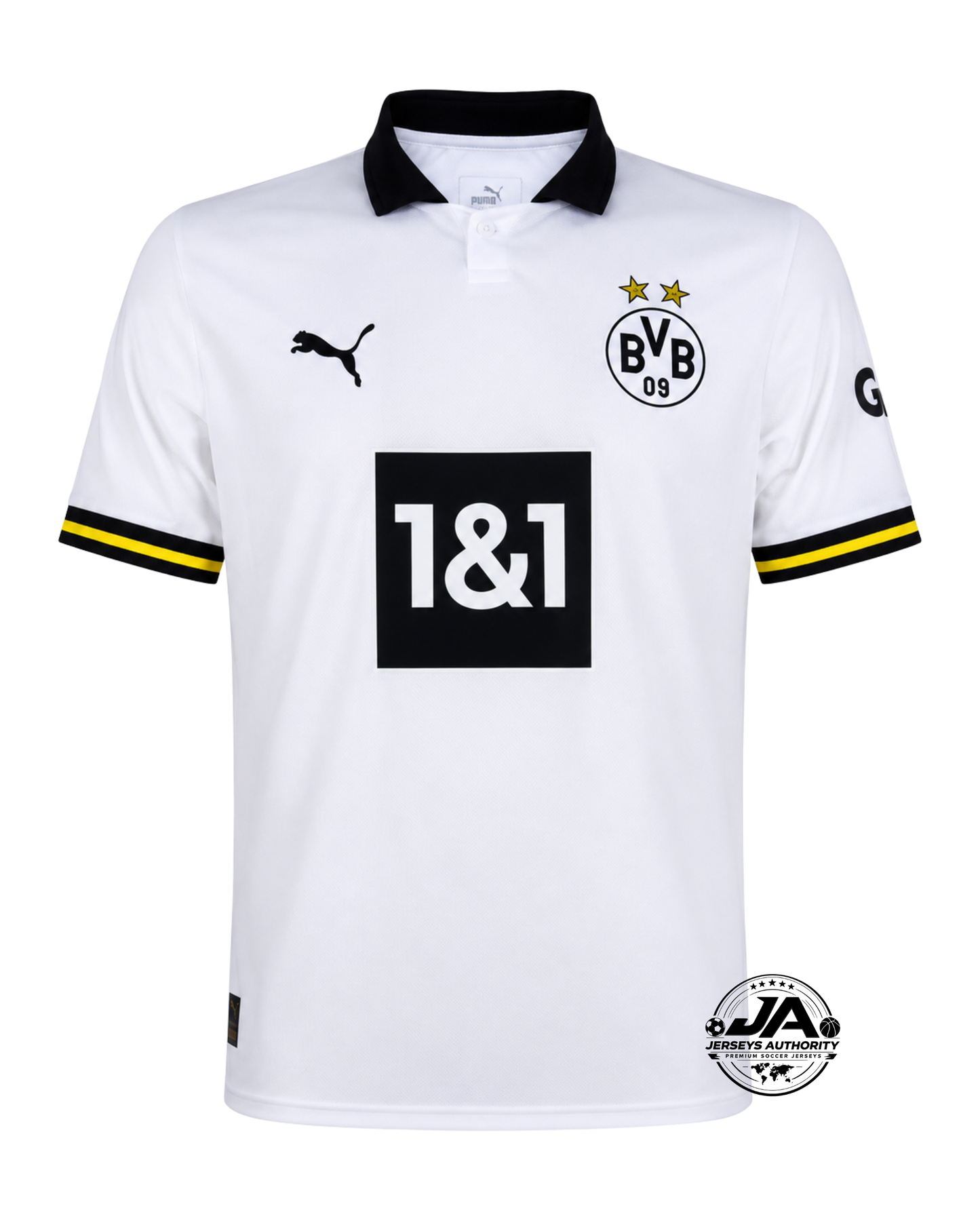 Borussia Dortmund Third 2024/25 Patches UCL UEFA Foundation (Official Printing)