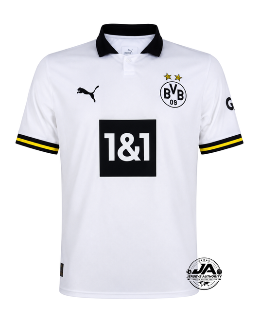 Borussia Dortmund Third 2024/25 Patches UCL UEFA Foundation (Official Printing)