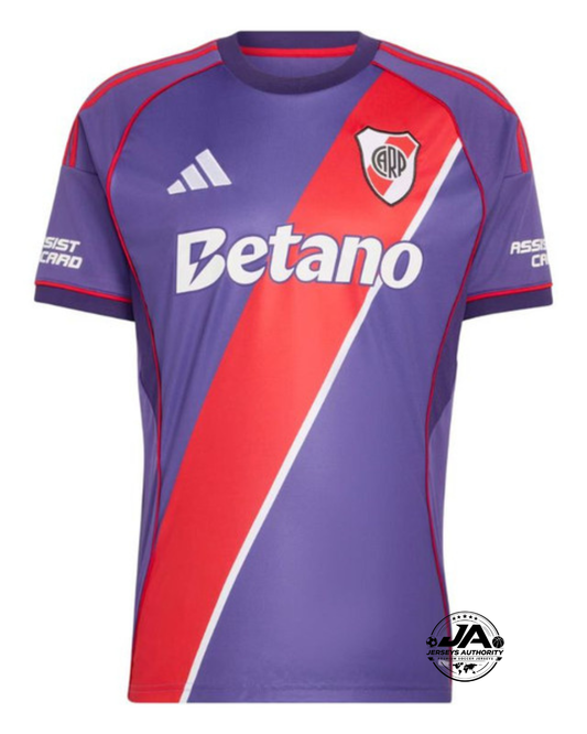 River Plate 2025/26 Third Purple Jersey - Fan Version