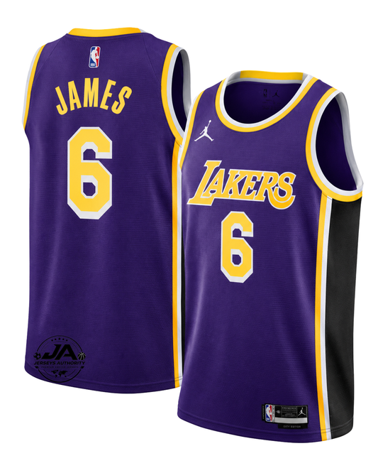 Los Angeles Lakers Player Jersey #6 - Purple - Slim Fit