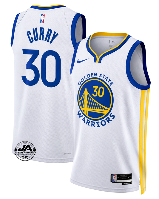Stephen Curry Golden State Warriors Association Edition Jersey - White