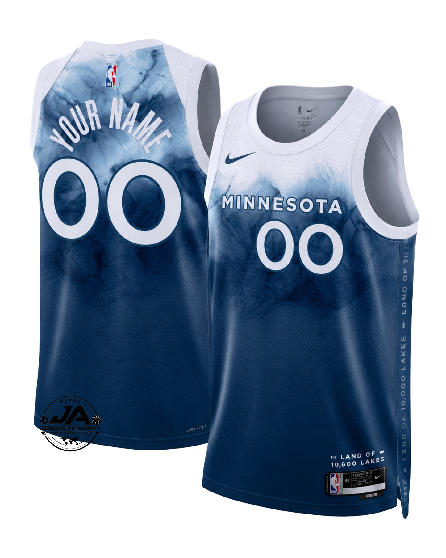 Minnesota Timberwolves City Edition Jersey - Blue