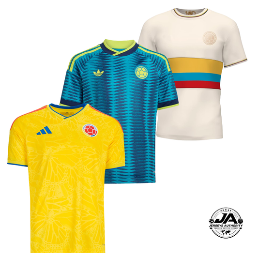 COLOMBIA COMBO 3 CAMISETAS - LOCAL VISITANTE 25/26