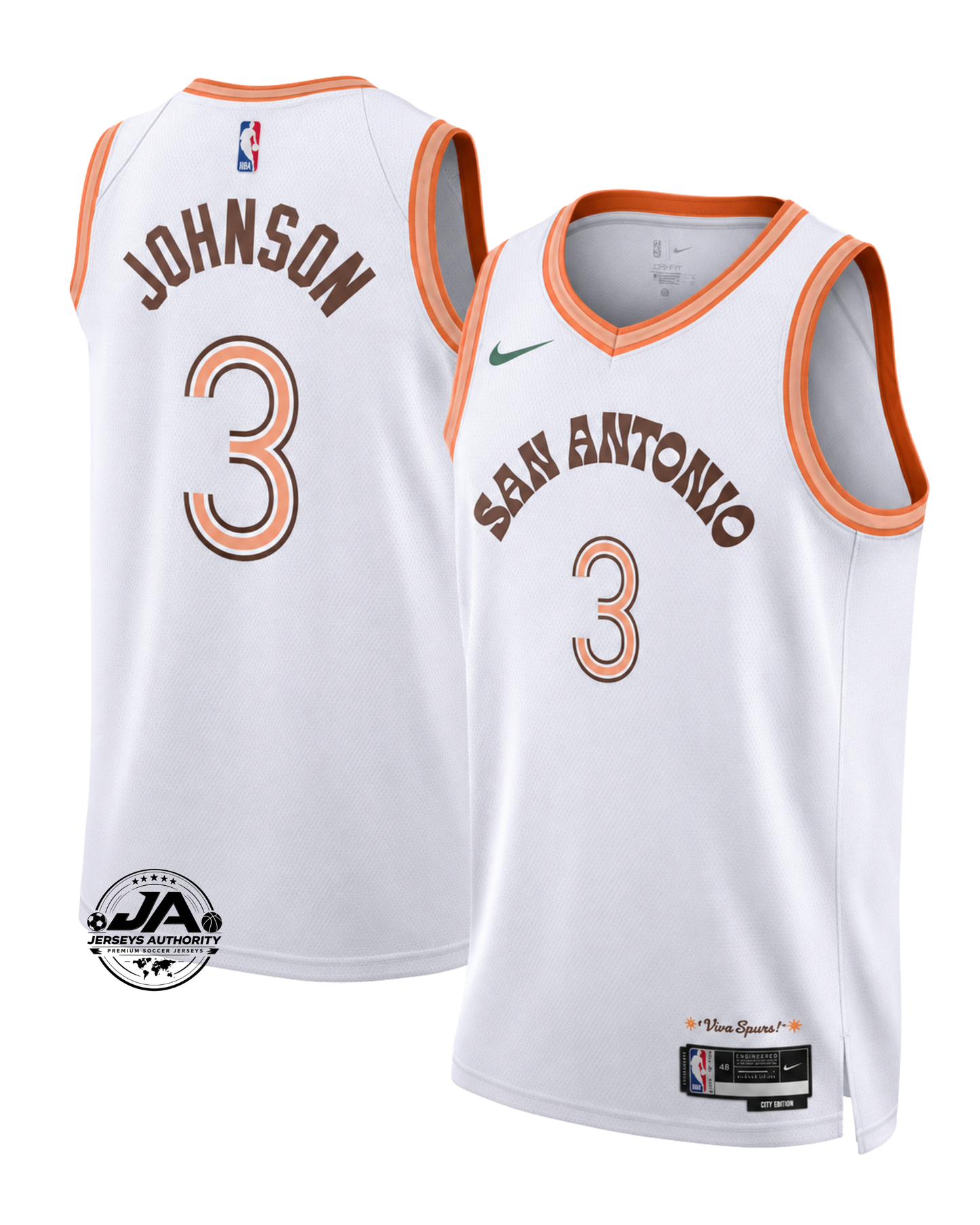 Keldon Johnson San Antonio Spurs City Edition Jersey - White