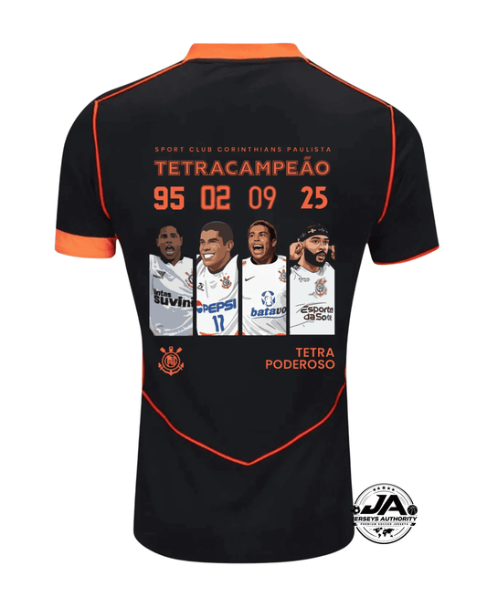 Camisa Corinthians Third Especial Tetracampeão + Patch