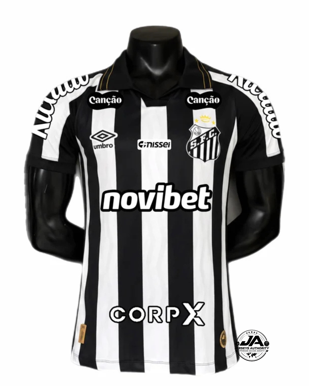 Santos 2026/27 Away Umbro Player Jersey aith Full Sponsors - Slim Fit