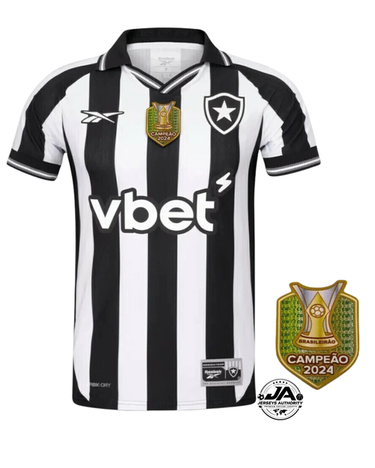 Camisa Botafogo I 2025/26 Patch Campeão Brasileirão - Torcedor