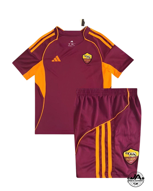 2025/26 AS Roma Home Kit Kids