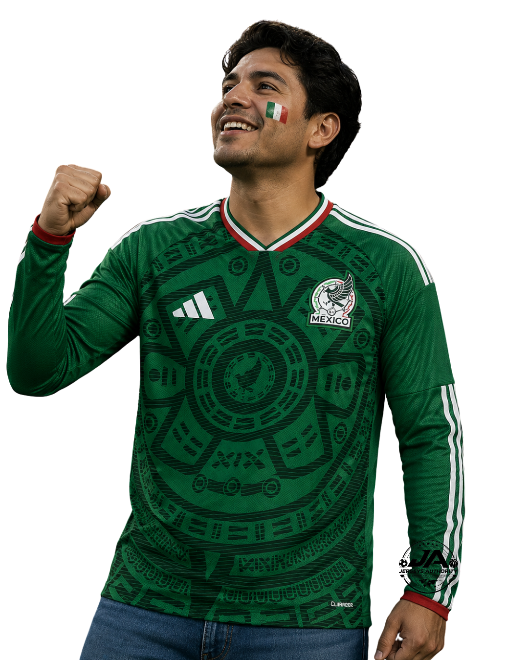 Mexico 2026 Home Jersey Long Sleeve - World Cup 2026 Fan Version