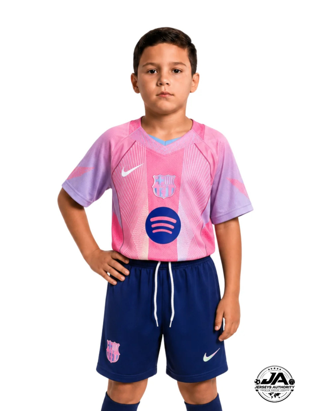 Kit de Niño Barcelona 2025/26 Edición Especial Rosa