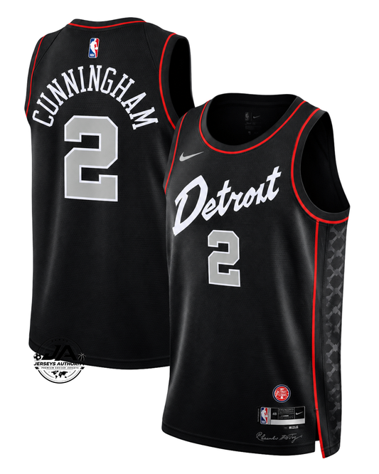 Cade Cunningham Detroit Pistons City Edition Jersey - Black