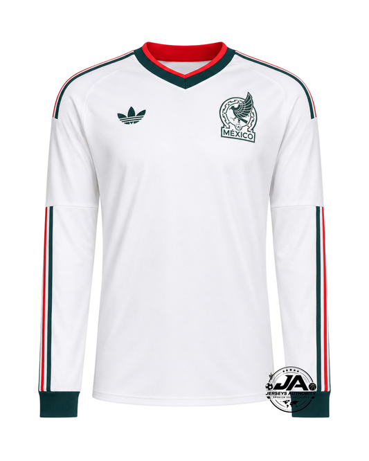 Mexico 2026 Away Jersey Long Sleeve - World Cup 2026 Fan Version
