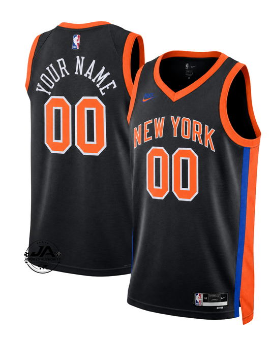 New York Knicks City Edition Jersey - Black
